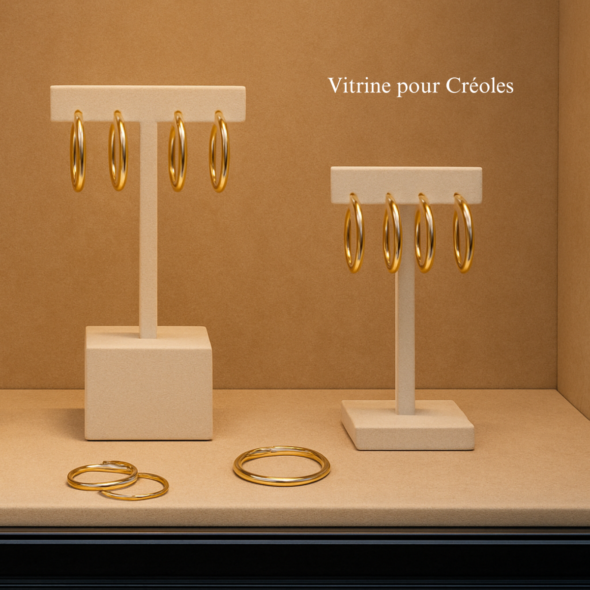 Mettre en avant une belle vitrine de créoles : conseils pour bijouteries et joailleries