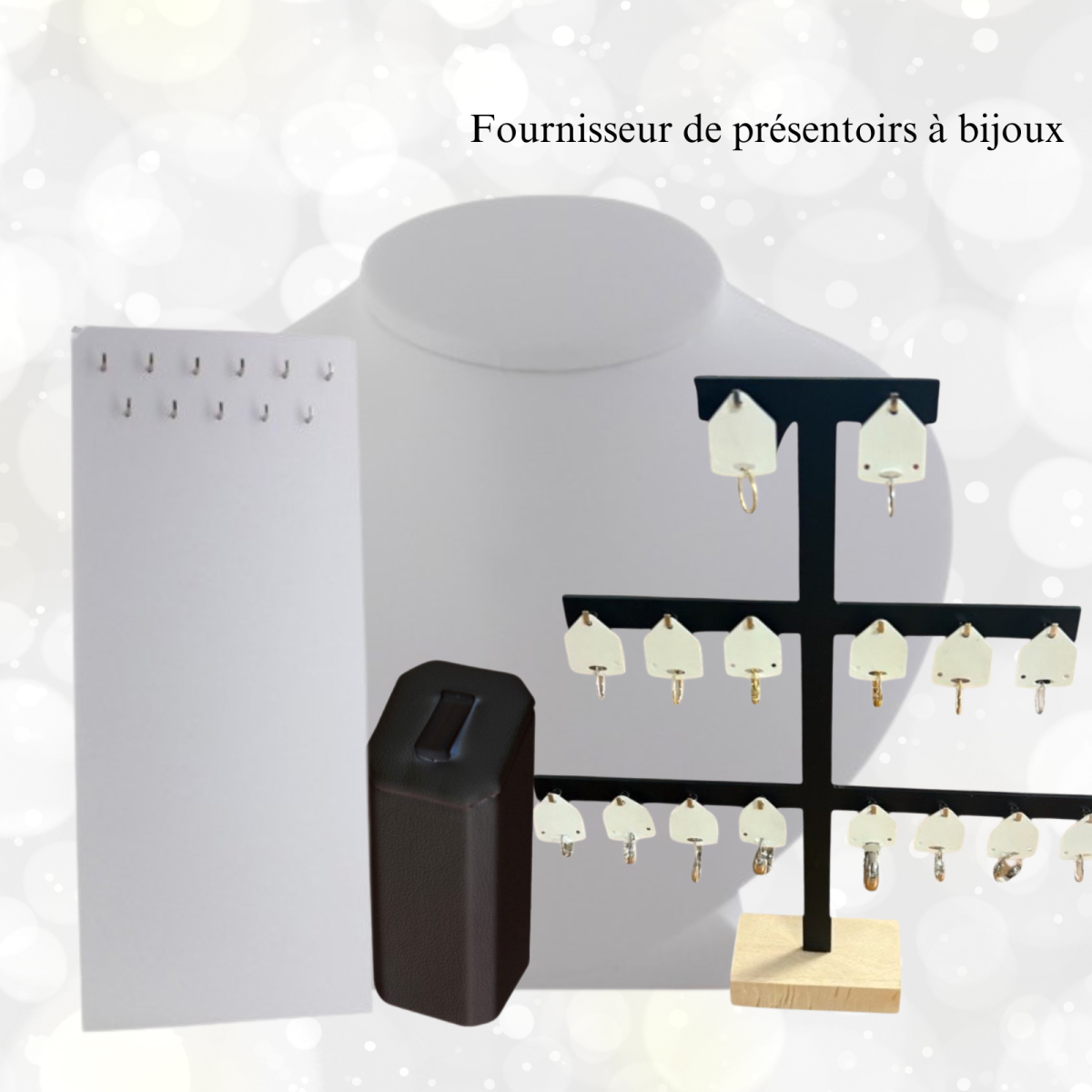 Fournisseur de présentoirs à bijoux professionnels pour vitrines à Lyon