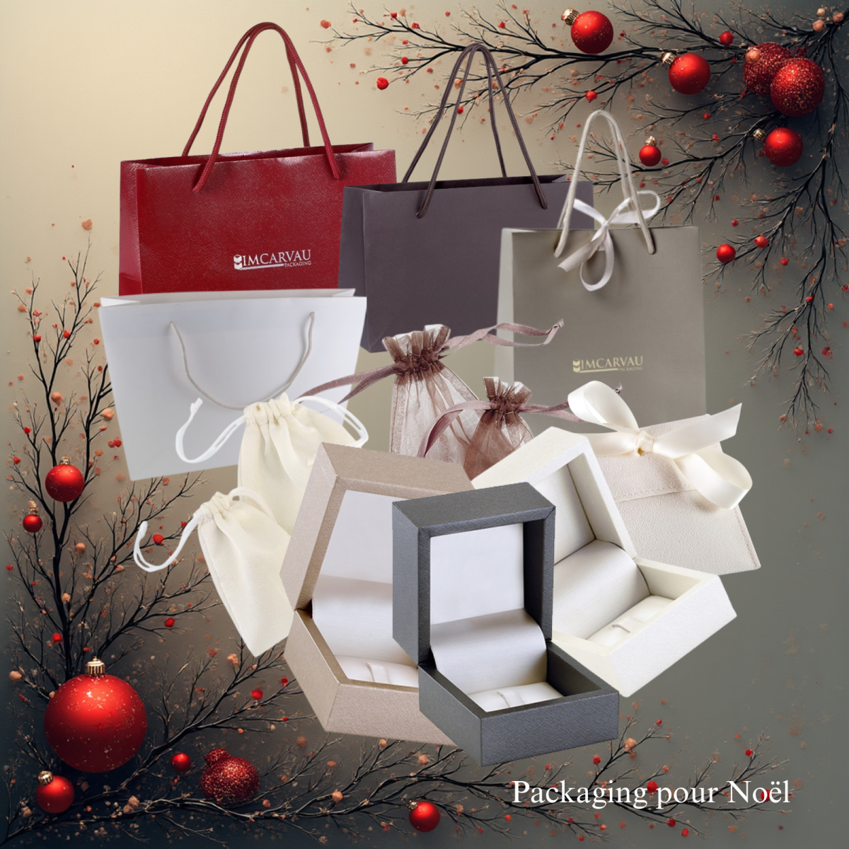 Fournisseur d’écrins personnalisés pour bijouteries à Lyon pour les fêtes de Noël