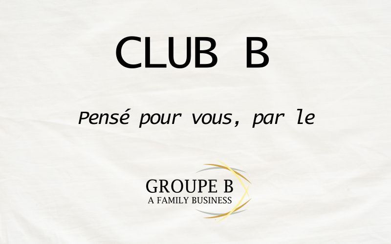 Devenez membre du Club B